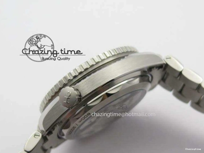 1223 Planet Ocean Master Chronometer Chrono SS OM 1:1 Best Edition Gray Dial On SS Bracelet A Reliable 8180